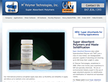 Tablet Screenshot of m2polymer.com